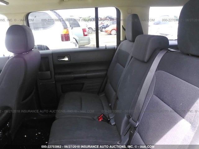 2FMGK5B83DBD20549 - 2013 FORD FLEX SE BLACK photo 8