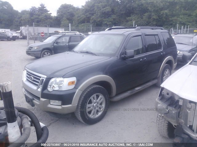 1FMEU7EE0AUA61359 - 2010 FORD EXPLORER EDDIE BAUER GRAY photo 2