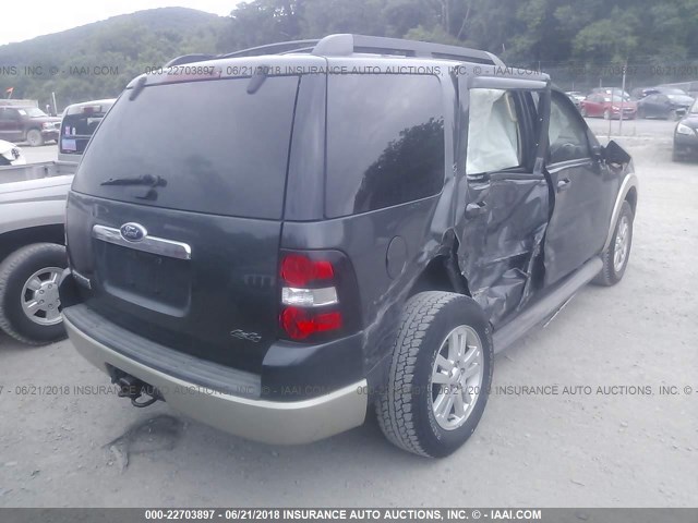 1FMEU7EE0AUA61359 - 2010 FORD EXPLORER EDDIE BAUER GRAY photo 4