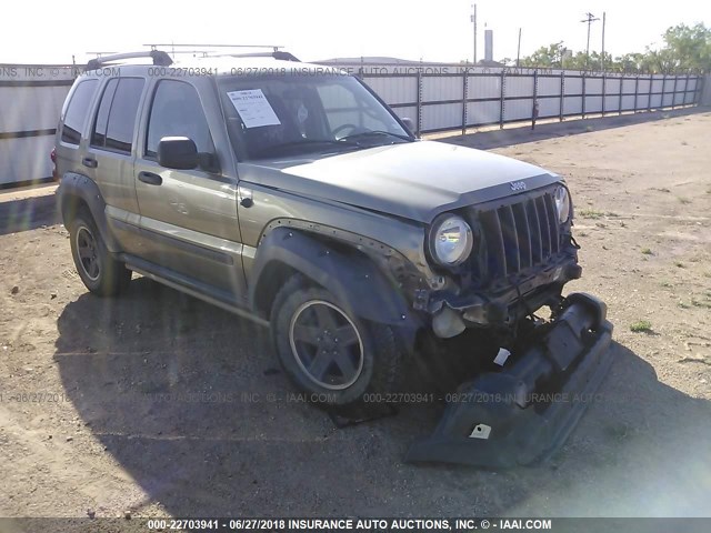 1J4GL38K76W251336 - 2006 JEEP LIBERTY RENEGADE GRAY photo 1