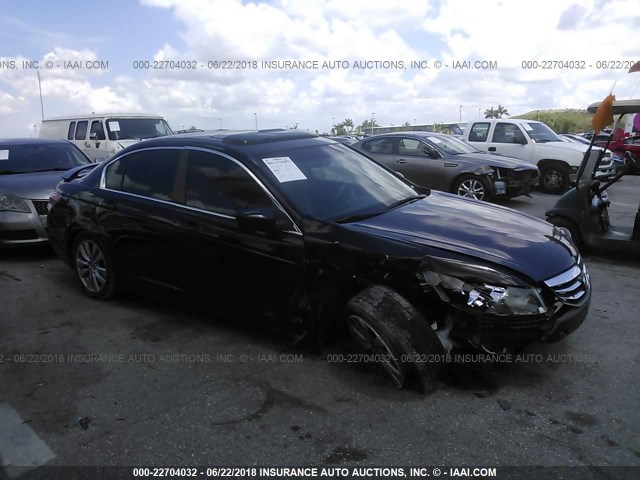 1HGCP2F84BA024365 - 2011 HONDA ACCORD EXL BLACK photo 6