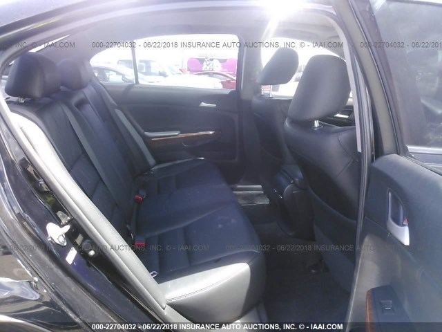 1HGCP2F84BA024365 - 2011 HONDA ACCORD EXL BLACK photo 8