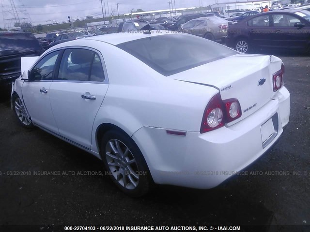 1G1ZE5E15BF203319 - 2011 CHEVROLET MALIBU LTZ 白色 照片 3