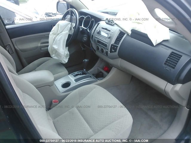 5TETX22N57Z446877 - 2007 TOYOTA TACOMA ACCESS CAB Schwarz Foto 5