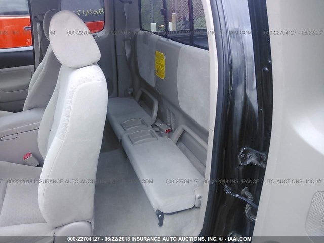 5TETX22N57Z446877 - 2007 TOYOTA TACOMA ACCESS CAB Schwarz Foto 8