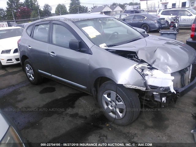 JN8AS5MV6DW664487 - 2013 NISSAN ROGUE S/SV GRAY photo 1