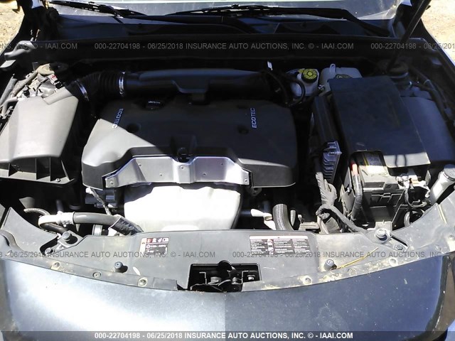 1G11B5SL7FF219975 - 2015 CHEVROLET MALIBU LS შავი ფოტო 10