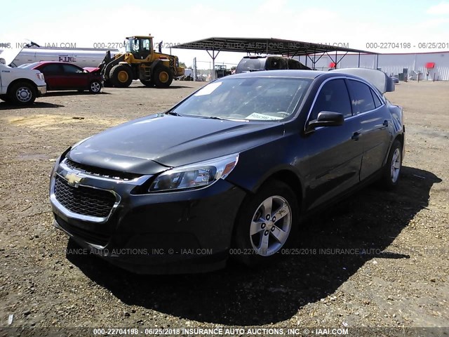 1G11B5SL7FF219975 - 2015 CHEVROLET MALIBU LS შავი ფოტო 2