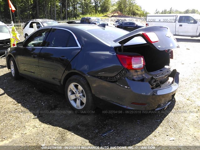 1G11B5SL7FF219975 - 2015 CHEVROLET MALIBU LS BLACK photo 3