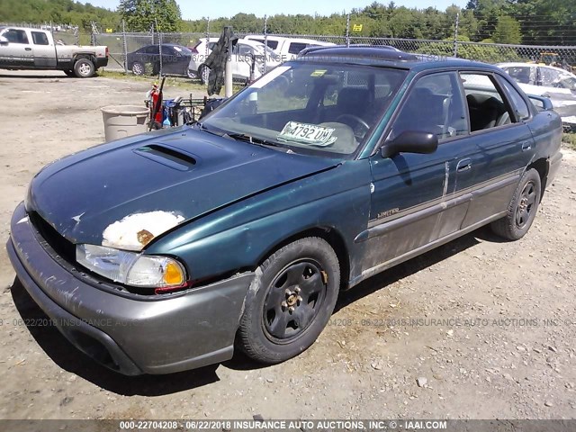 4S3BD6854X7241352 - 1999 SUBARU LEGACY 30TH ANN SUS/LTD/OUTBACK GREEN photo 2