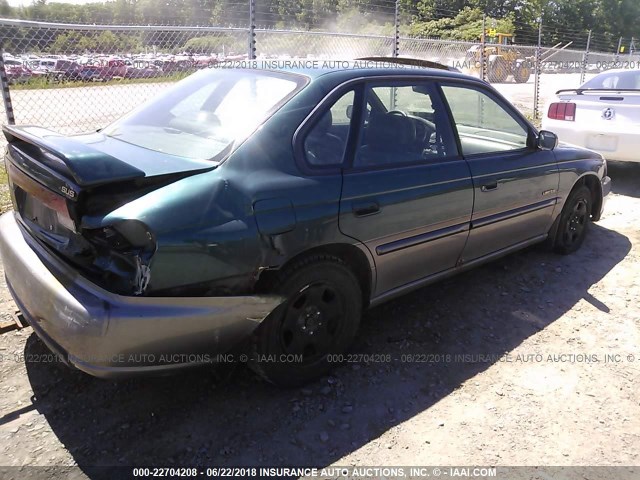 4S3BD6854X7241352 - 1999 SUBARU LEGACY 30TH ANN SUS/LTD/OUTBACK GREEN photo 4