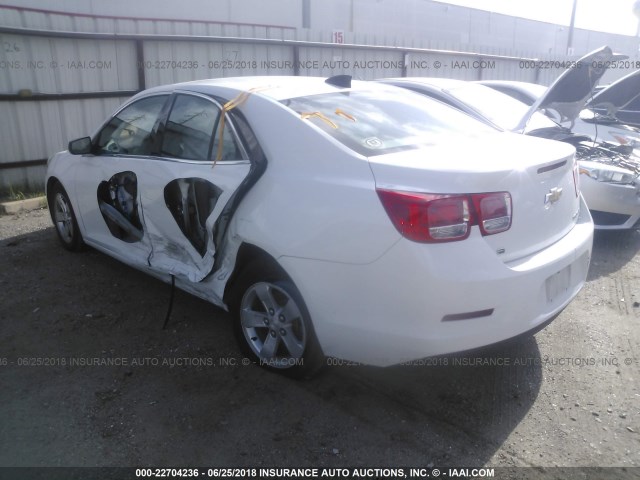 1G11B5SL6FF227758 - 2015 CHEVROLET MALIBU LS WHITE photo 3