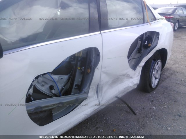 1G11B5SL6FF227758 - 2015 CHEVROLET MALIBU LS WHITE photo 6