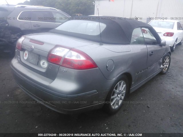 YS3FD79Y156009769 - 2005 SAAB 9-3 ARC GRAY photo 4