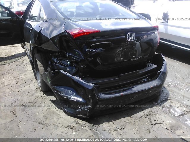 19XFC2F58GE218589 - 2016 HONDA CIVIC LX BLACK photo 6