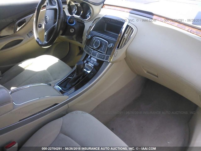 1G4GB5EG6AF187167 - 2010 BUICK LACROSSE CX TAN photo 5