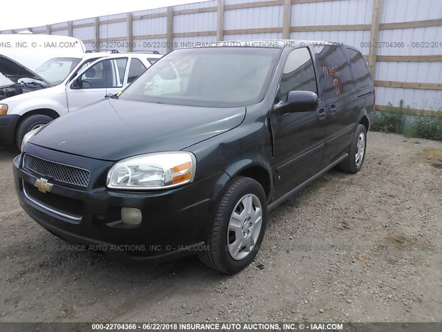 1GNDV23L46D130652 - 2006 CHEVROLET UPLANDER LS GREEN photo 2
