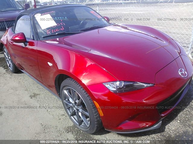 JM1NDAD74H0124954 - 2017 MAZDA MX-5 MIATA GRAND TOURING RED photo 6