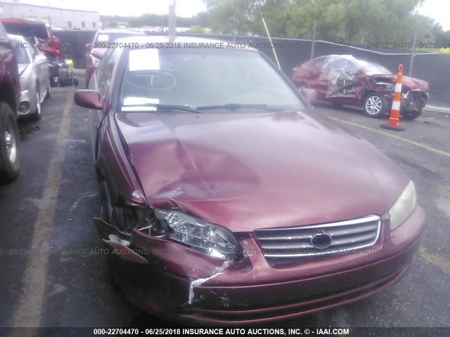 JT2BG22K310601489 - 2001 TOYOTA CAMRY CE/LE/XLE RED photo 6