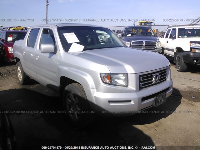 2HJYK16588H513215 - 2008 HONDA RIDGELINE RTL SILVER photo 1