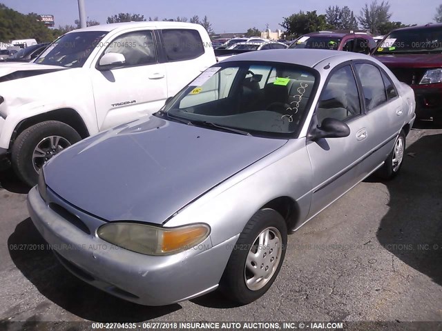 1FALP13P3VW232206 - 1997 FORD ESCORT LX/SPORT SILVER photo 2