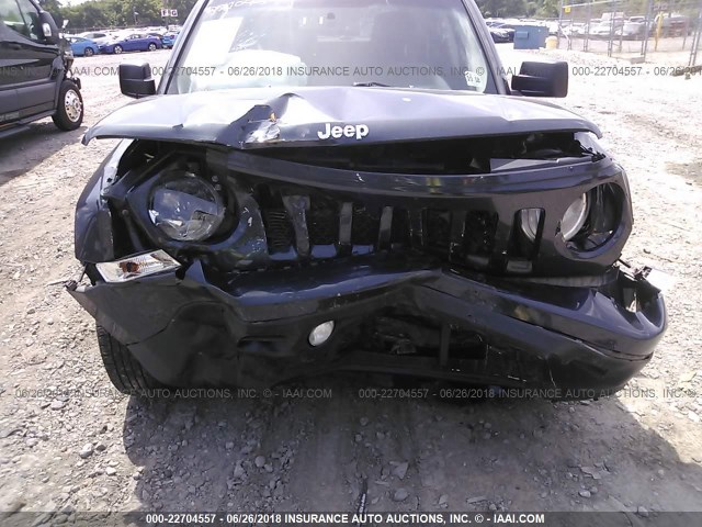 1C4NJRFB1ED659656 - 2014 JEEP PATRIOT LATITUDE GRAY photo 6