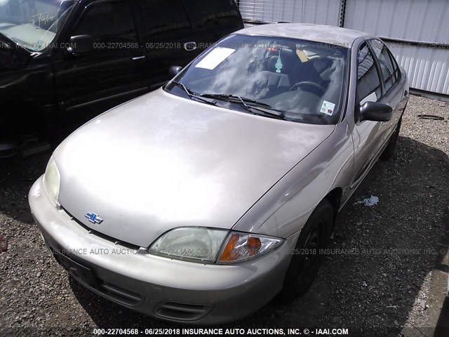 1G1JC524017329534 - 2001 CHEVROLET CAVALIER CNG TAN photo 6