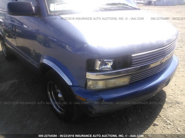 1GNDM19W6VB116390 - 1997 CHEVROLET ASTRO BLUE photo 6