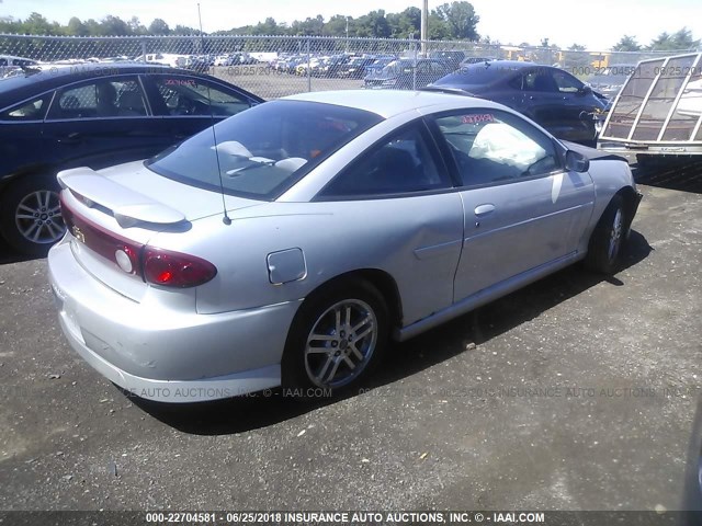 3G1JH12F34S168260 - 2004 CHEVROLET CAVALIER LS SPORT SILVER photo 4