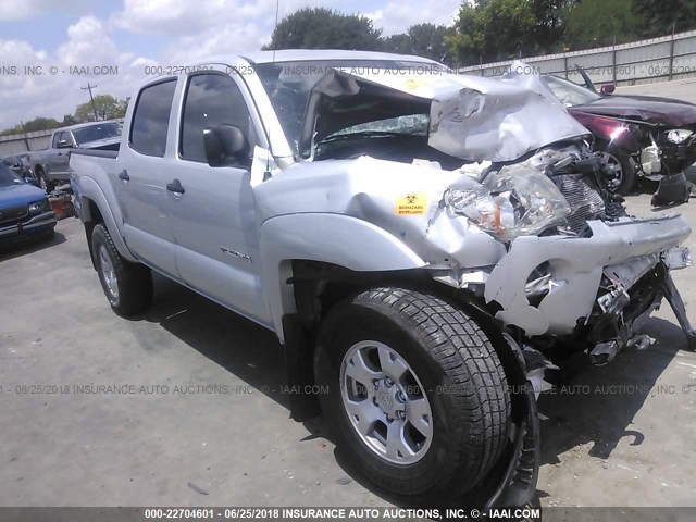 3TMJU4GN2AM095970 - 2010 TOYOTA TACOMA DOUBLE CAB PRERUNNER SILVER photo 1