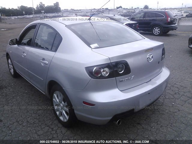 JM1BK32F481856445 - 2008 MAZDA 3 I SILVER photo 3