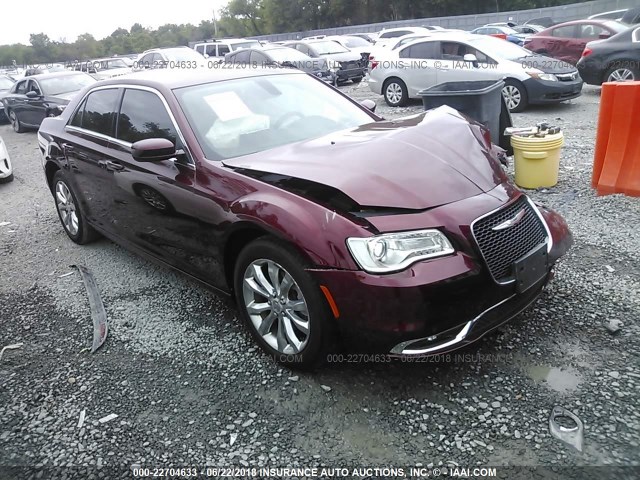 2C3CCARG1FH849511 - 2015 CHRYSLER 300 LIMITED RED photo 1