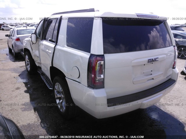 1GKS1BKC6FR120127 - 2015 GMC YUKON SLT CREAM photo 3