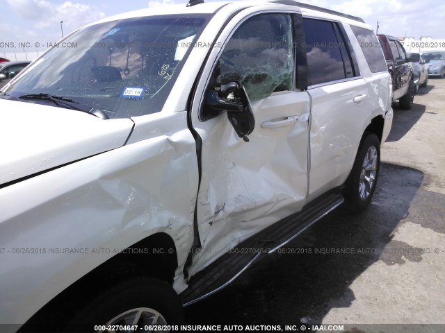 1GKS1BKC6FR120127 - 2015 GMC YUKON SLT CREAM photo 6