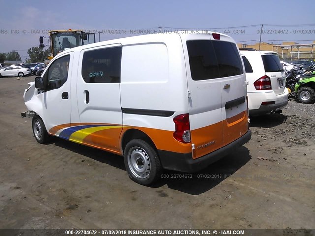 3N63M0ZN9HK718941 - 2017 CHEVROLET CITY EXPRESS LT WHITE photo 3