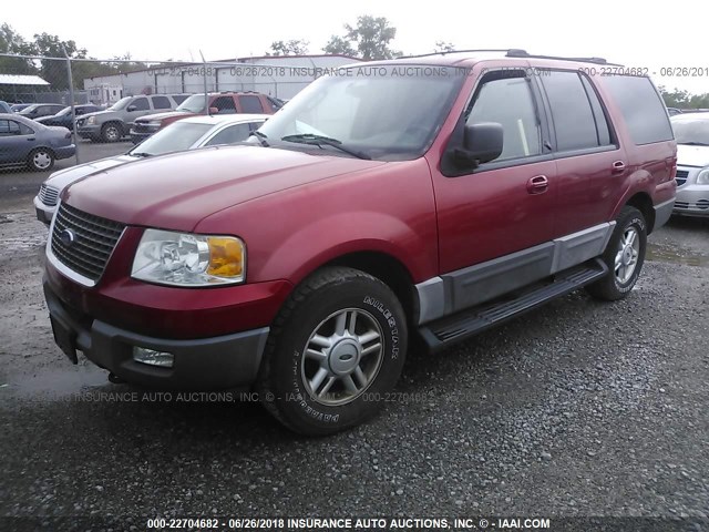 1FMFU16W63LC59042 - 2003 FORD EXPEDITION XLT RED photo 2