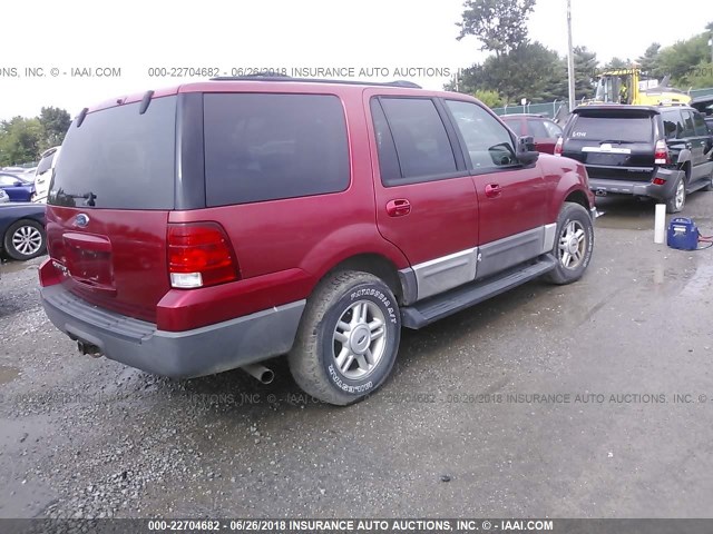 1FMFU16W63LC59042 - 2003 FORD EXPEDITION XLT RED photo 4