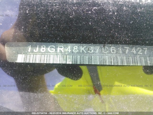 1J8GR48K37C617427 - 2007 JEEP GRAND CHEROKEE LAREDO/COLUMBIA/FREEDOM 金色 照片 9