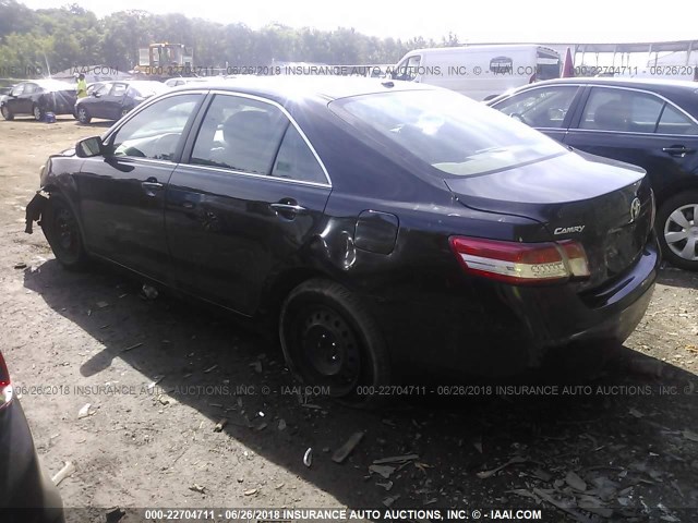4T4BF3EK1BR153938 - 2011 TOYOTA CAMRY SE/LE/XLE შავი ფოტო 3