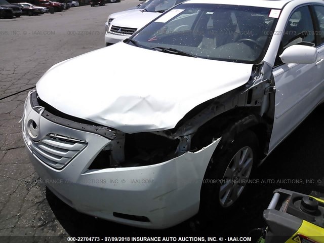 4T1BE46K77U614598 - 2007 TOYOTA CAMRY NEW GENERAT CE/LE/XLE/SE WHITE photo 6