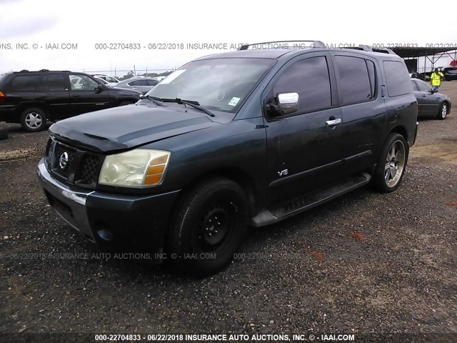 5N1BA08A77N706684 - 2007 NISSAN ARMADA SE/LE GREEN photo 2