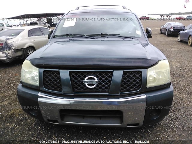 5N1BA08A77N706684 - 2007 NISSAN ARMADA SE/LE GREEN photo 6