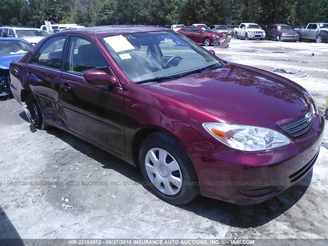 4T1BE32K53U154576 - 2003 TOYOTA CAMRY LE/XLE/SE წითელი ფოტო 1
