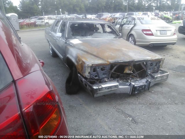 1G6DW54E1MR704392 - 1991 CADILLAC BROUGHAM GRAY photo 1