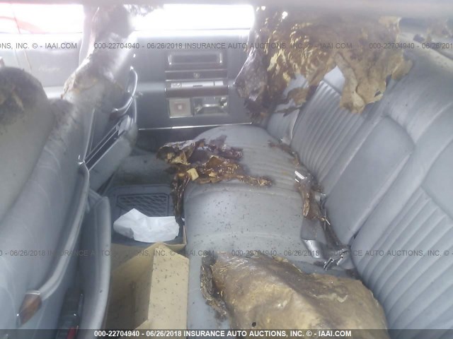 1G6DW54E1MR704392 - 1991 CADILLAC BROUGHAM GRAY photo 8