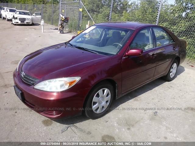 4T1BE32K44U378438 - 2004 TOYOTA CAMRY LE/XLE/SE 红色 照片 2