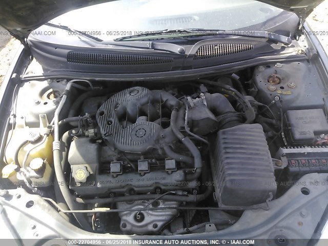 1C3AL66R44N227001 - 2004 CHRYSLER SEBRING LIMITED GRAY photo 10