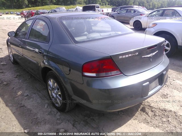 1C3AL66R44N227001 - 2004 CHRYSLER SEBRING LIMITED GRAY photo 3