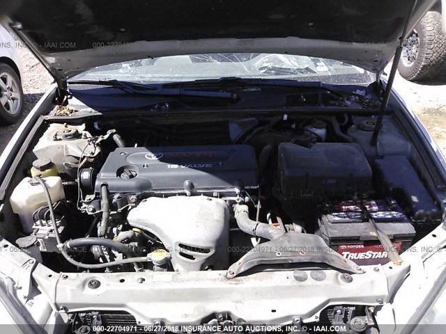 4T1BE32K94U359240 - 2004 TOYOTA CAMRY LE/XLE/SE 银色 照片 10