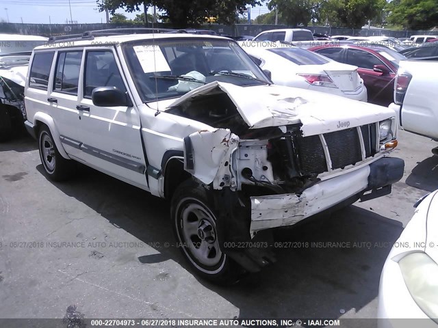 1J4FT68S1XL534833 - 1999 JEEP CHEROKEE SPORT/CLASSIC WHITE photo 1